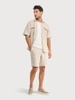 Blue Industry Overhemd 6120.61 Beige 5