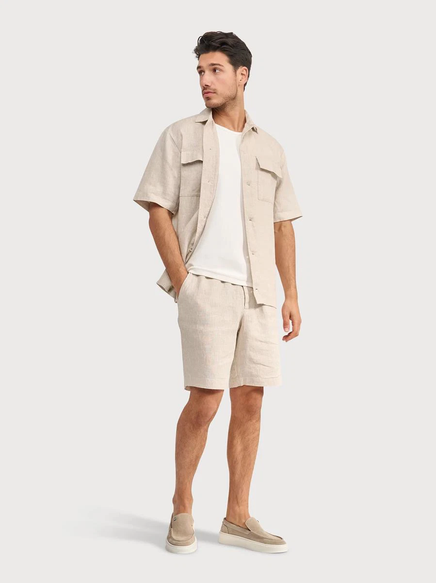 Blue Industry Overhemd 6120.61 Beige 5