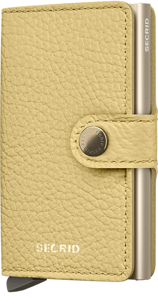 Secrid Miniwallet Pebble Butter Yellow Geel 1