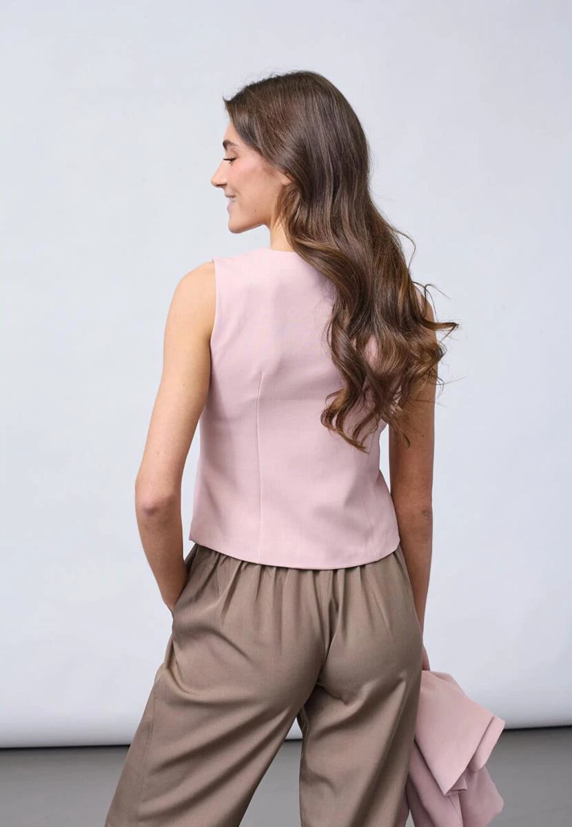 Sisters Point Gilet Gata-Ve2 Roze 3