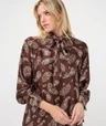 EsQualo Blouse F26.14505 Bruin 6