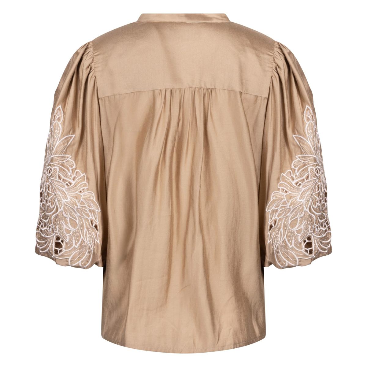 NUKUS Blouse Rosie Bruin 4