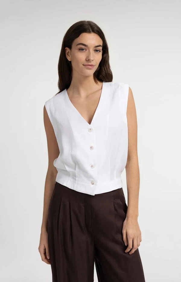 YAYA Blouse 01-201225-606 Wit 1