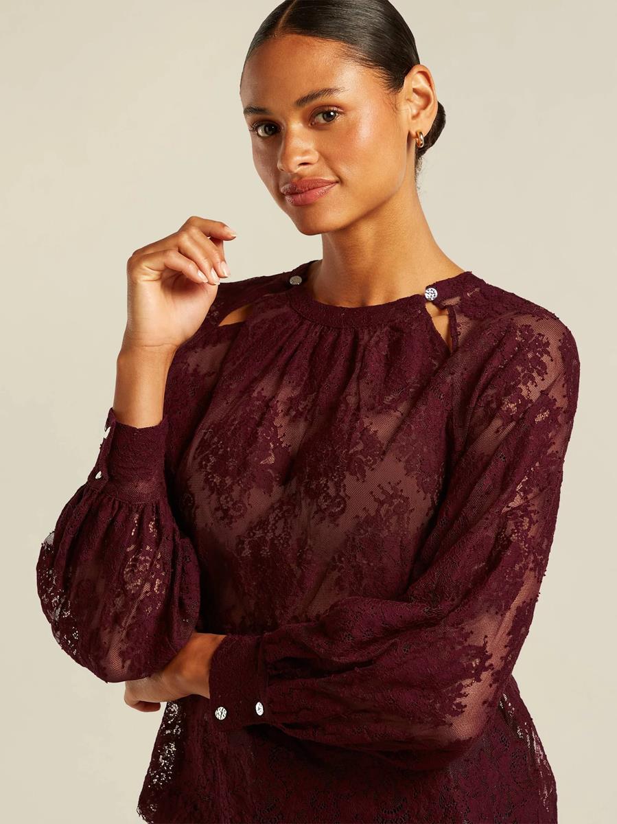 Beaumont Collectie Blouse Caroline Rood 5