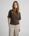 Msch Copenhagen T-Shirt Kadance Bruin 1