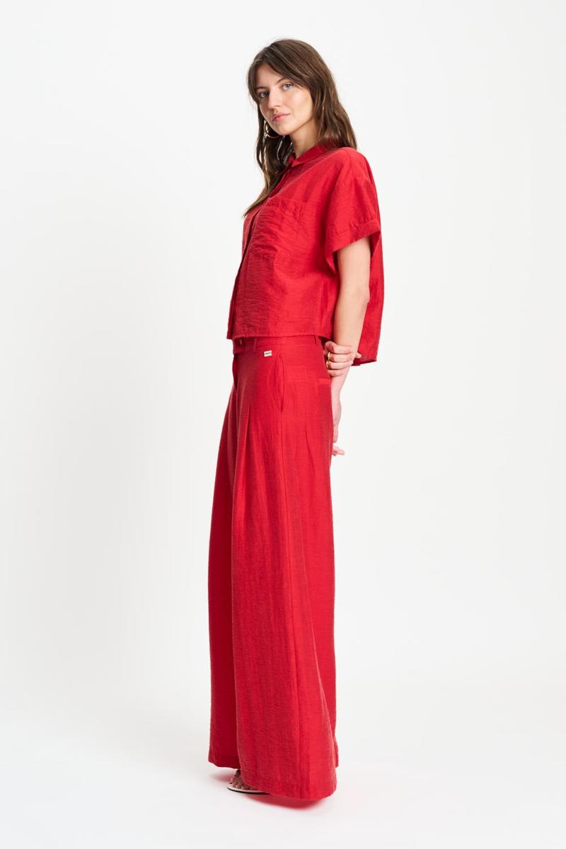 POM Amsterdam Pantalon SP9592 Rood 4