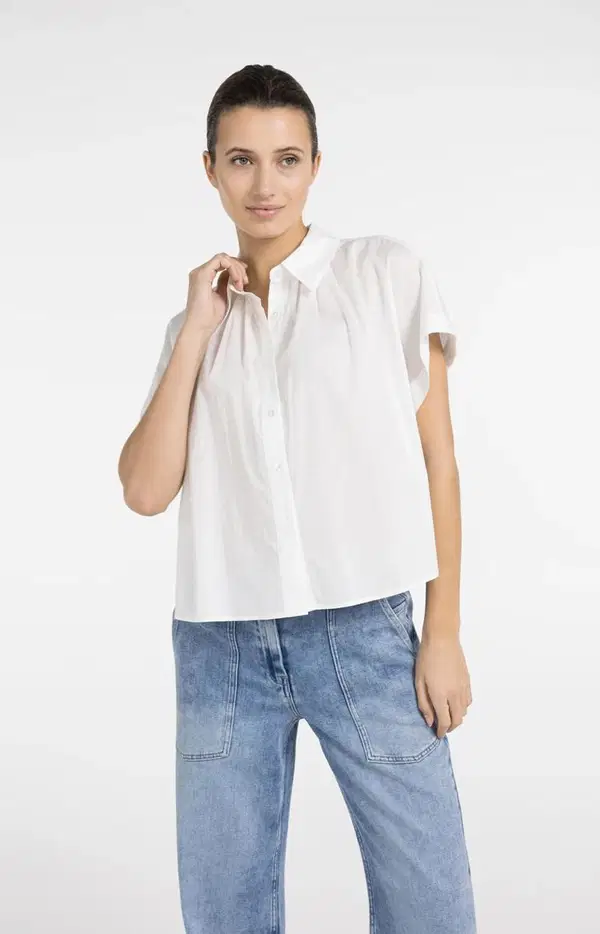 YAYA Blouse 01-201202-604 Wit 1