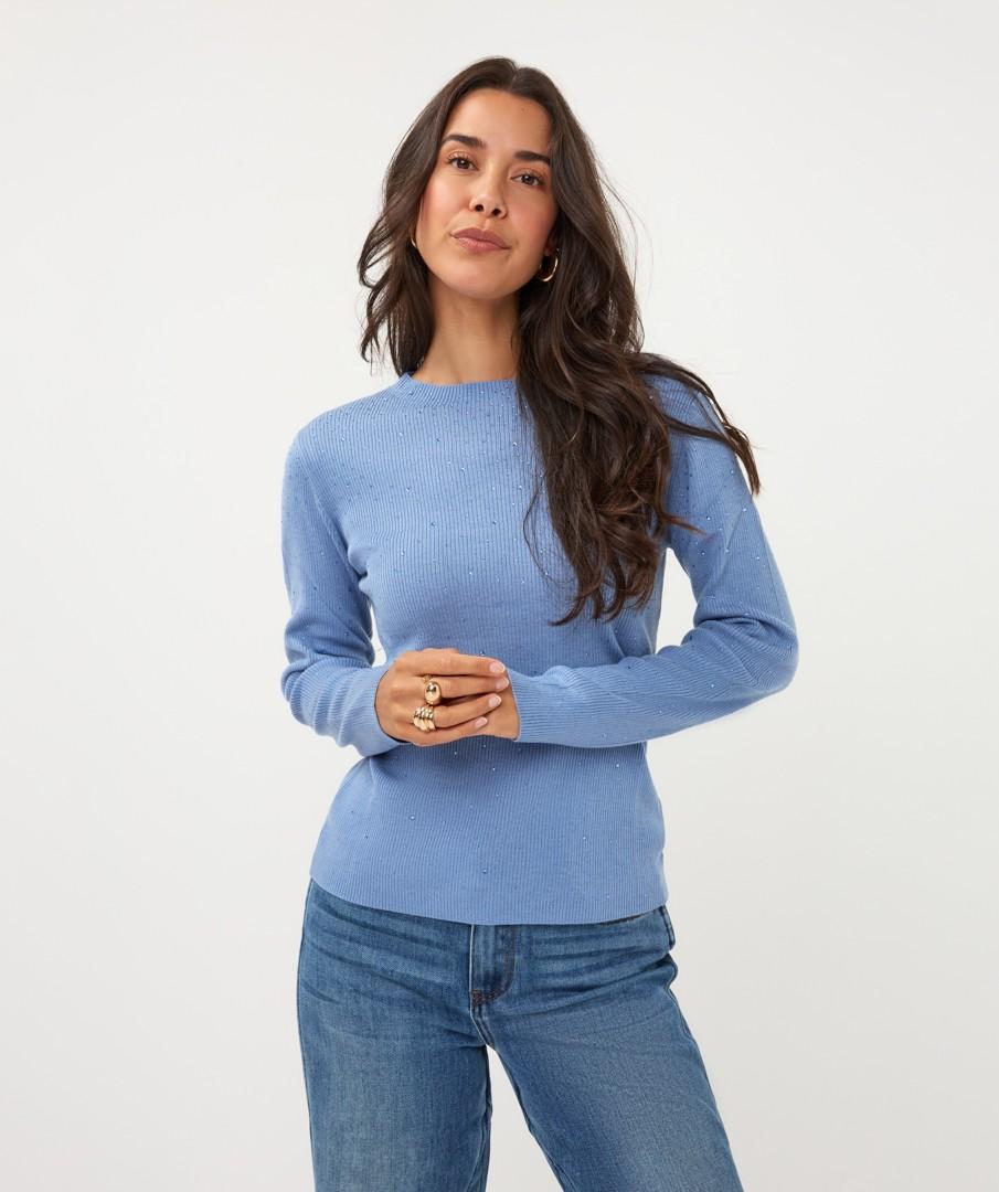 EsQualo Trui W26.02706 Blauw 5