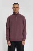 Law of the Sea Sweater Mind Soft Half Zip Paars 1