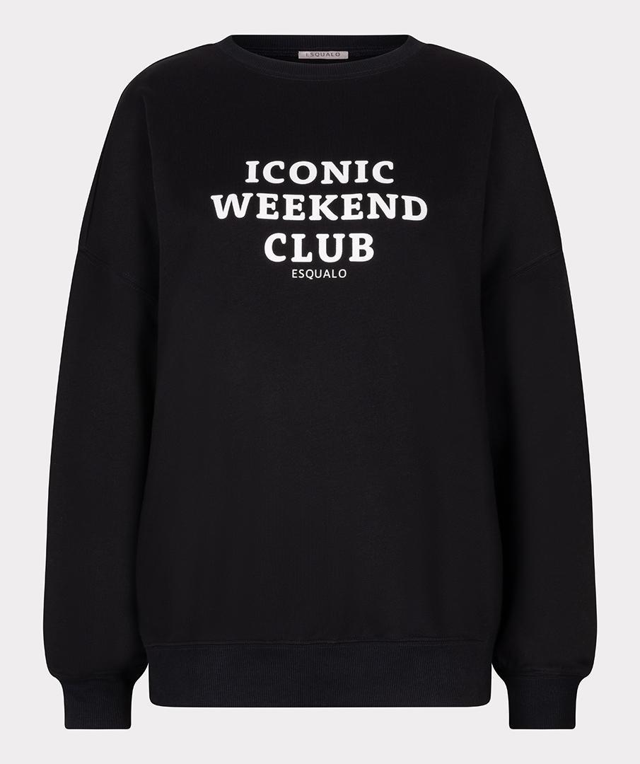 EsQualo Sweater F25.05522 Zwart 2