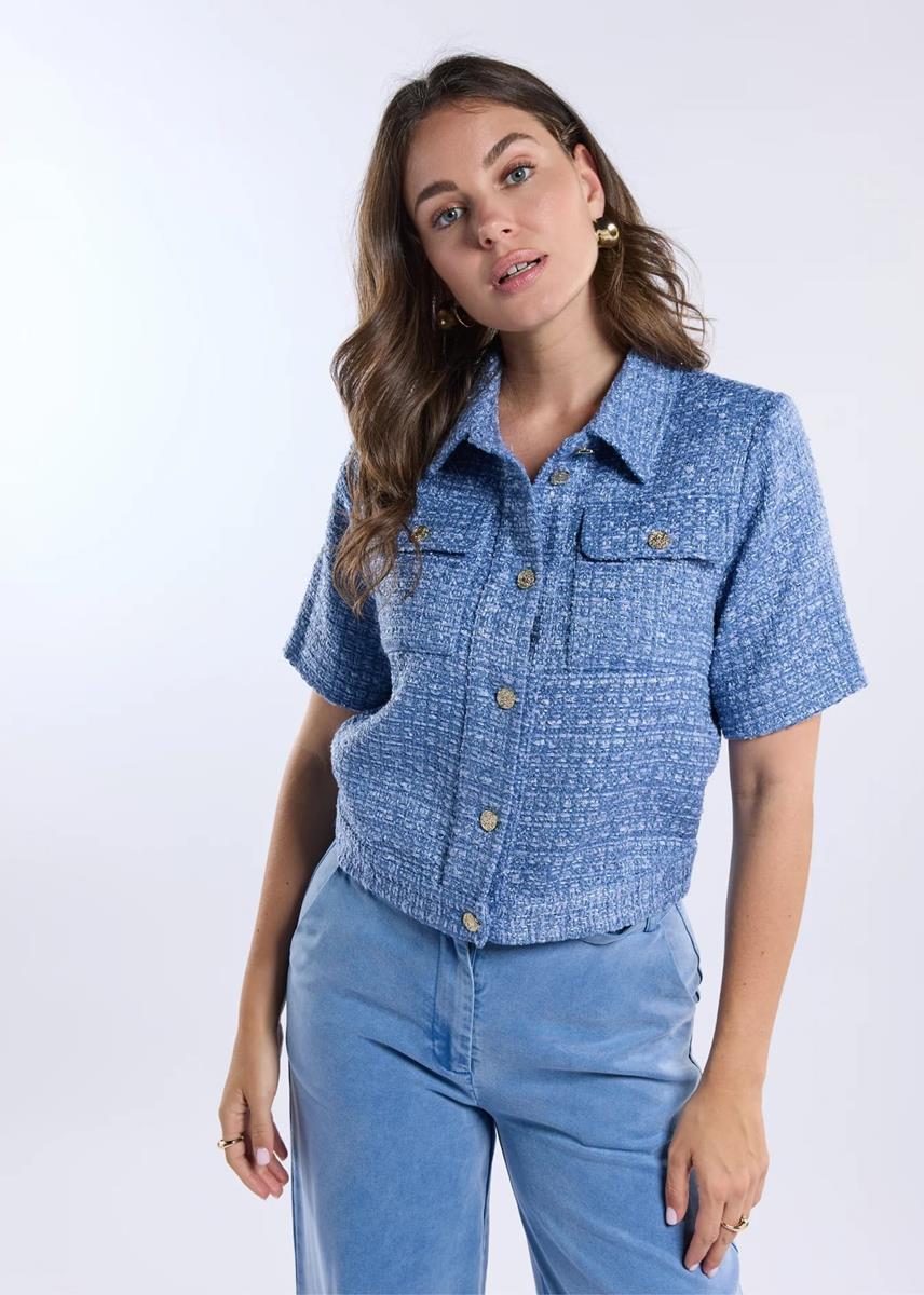 Freebird Blazer Lourdes Blauw 1