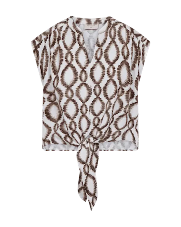 Freequent Blouse Lavisco Bruin 1