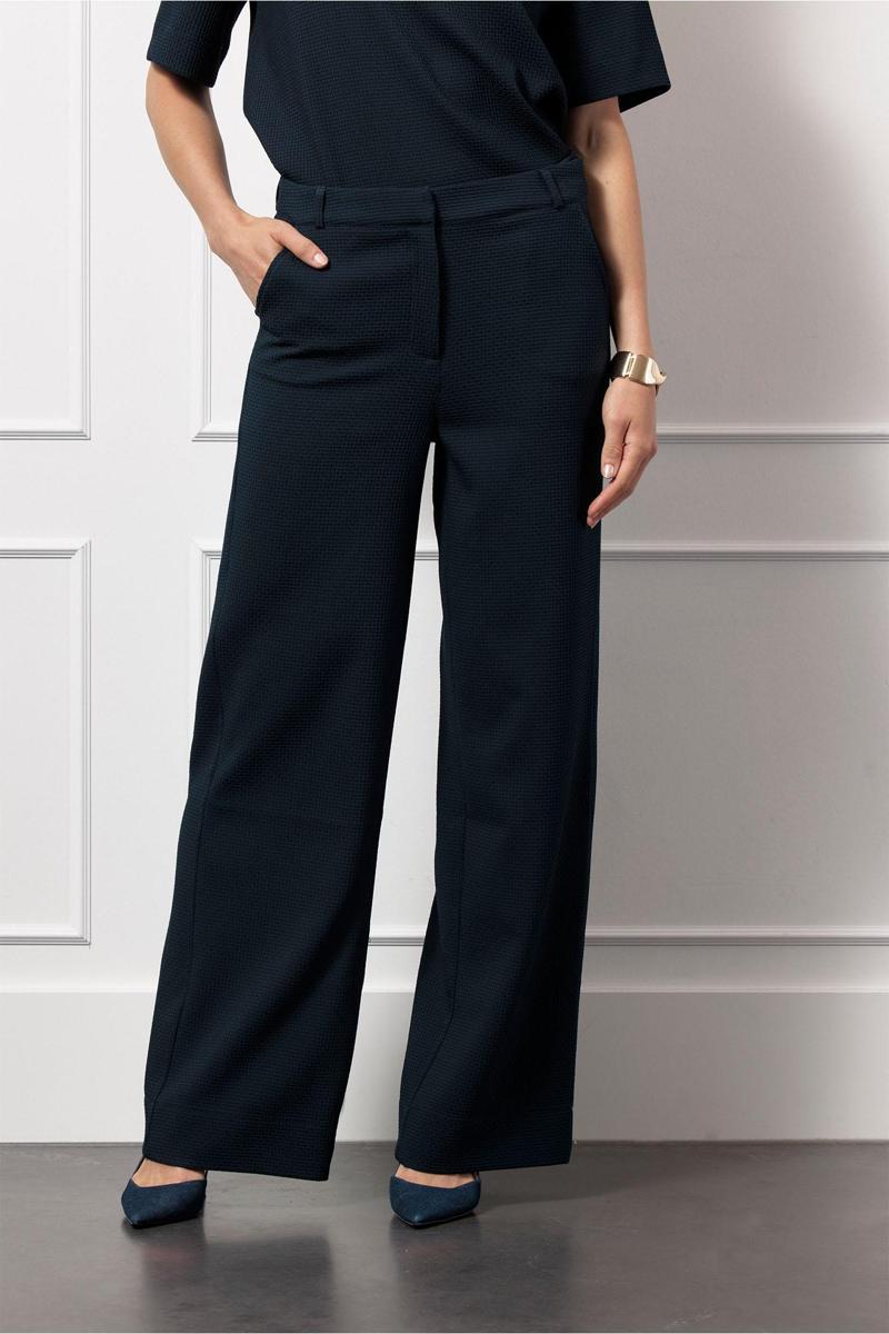 Studio Anneloes Pantalon Lexie Waffle Blauw 1