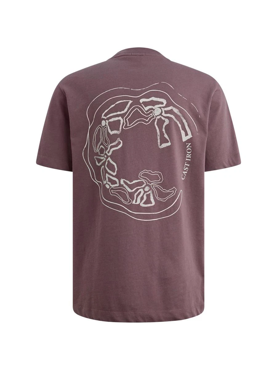 Cast Iron T-Shirt CTSS2605587 Paars 4