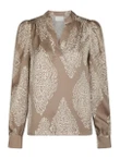 Neo Noir Blouse Rosslyn Paisley Taupe 2