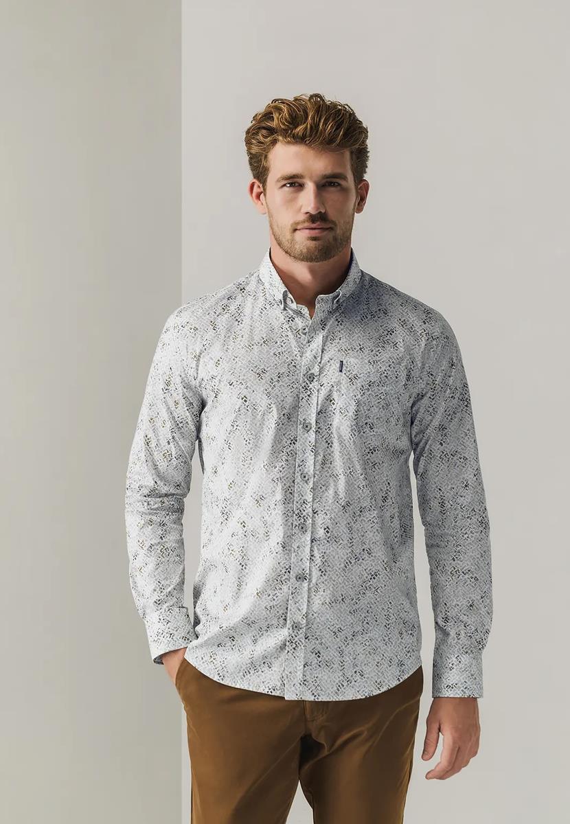State of Art Overhemd 214-25243 Grijs 1