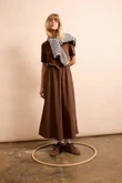 Oui Jurk 0097171 Bruin 6