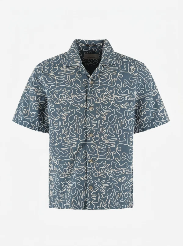 Dstrezzed Overhemd Leo Blauw 1