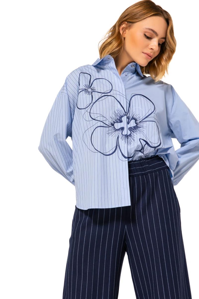 Caroline Biss Blouse 1680 Blauw 1