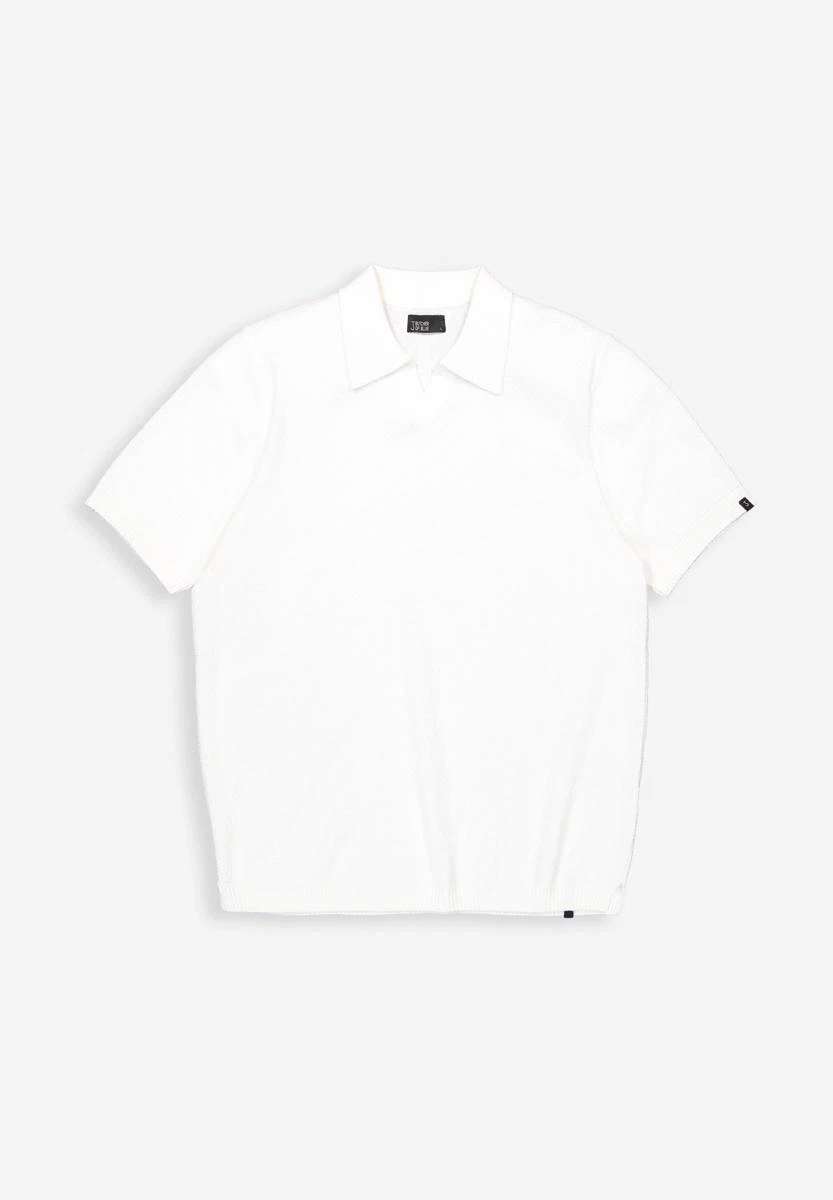 Butcher of Blue Polo Boucle Wit 2
