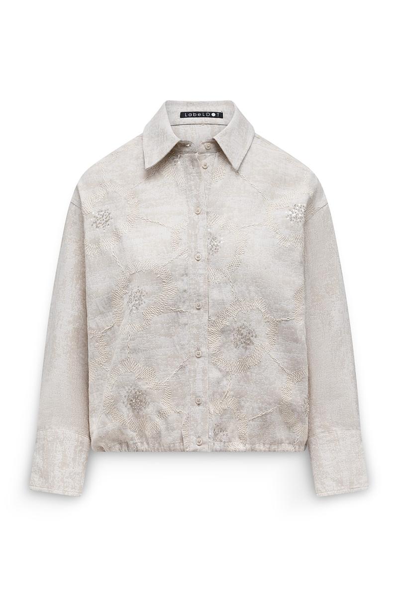 Label DOT Blouse Annemart Beige 2