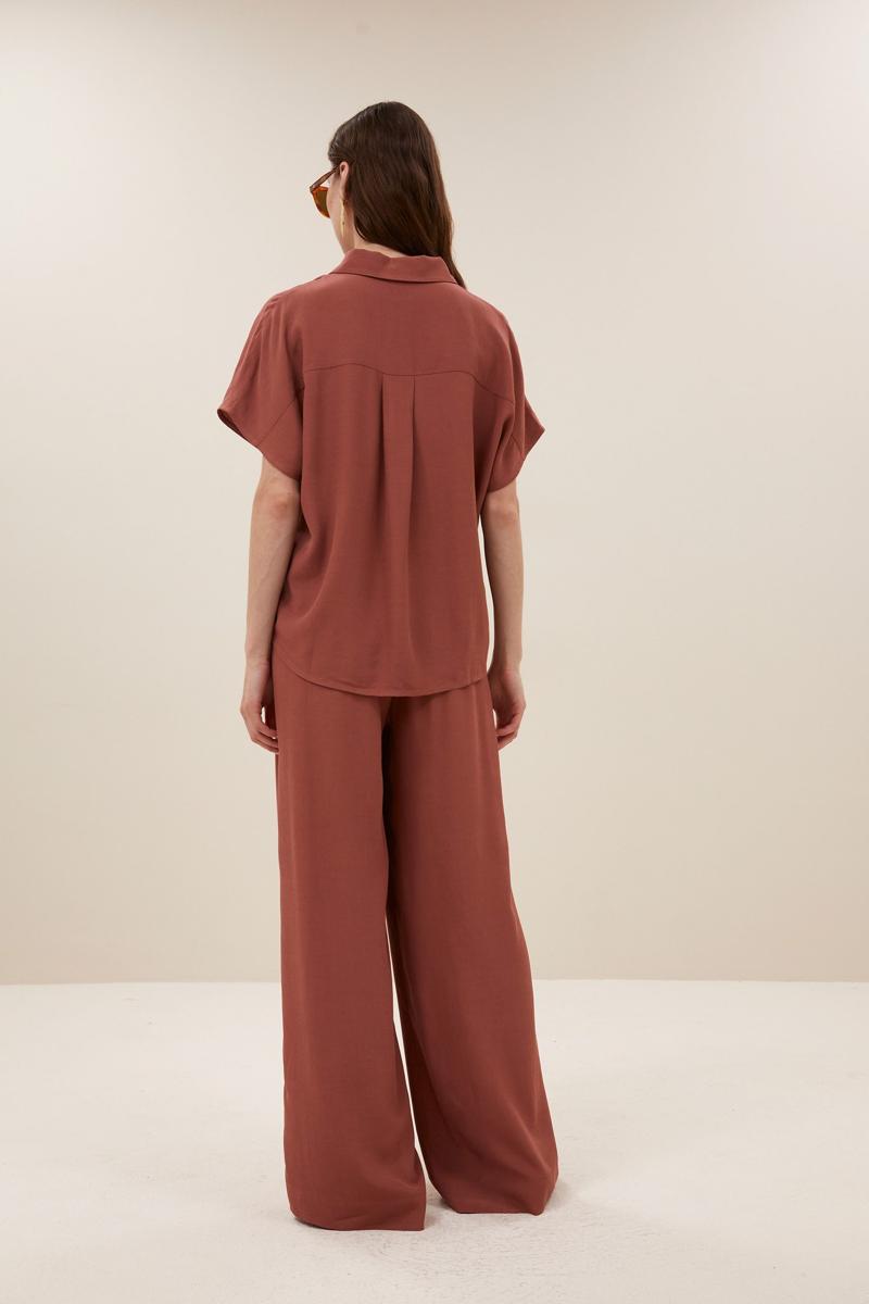 By-Bar Blouse Barley Viscose Bl Rood 4