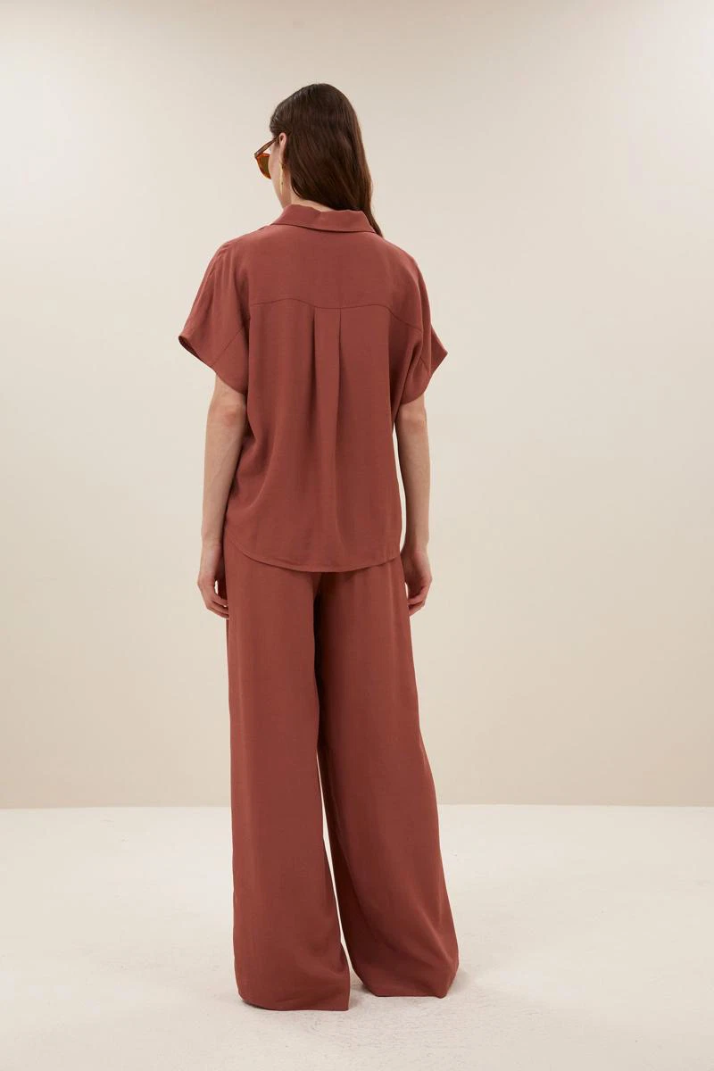 By-Bar Blouse Barley Viscose Bl Rood 4