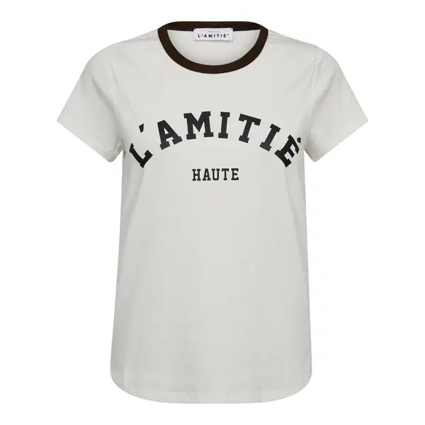 Haute L'Amitié T-Shirt Logo Off-White 1