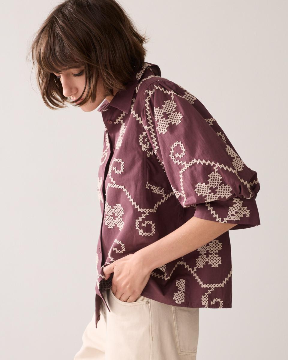 Summum Blouse 2s3500-12446 Paars 5