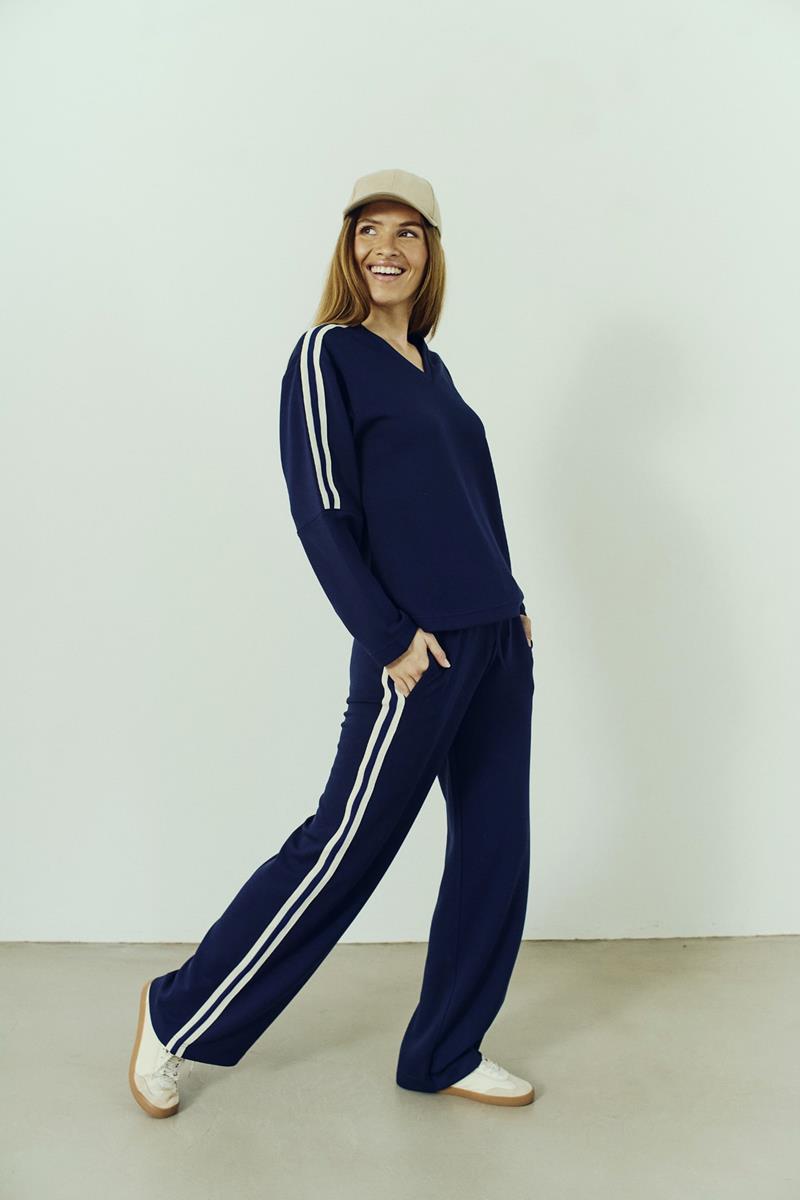 Freequent Pantalon Lucinda Blauw 1