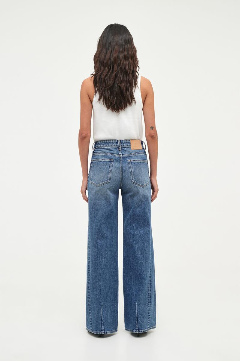 NEUW Denim Jeans Eva Wide Blauw 2
