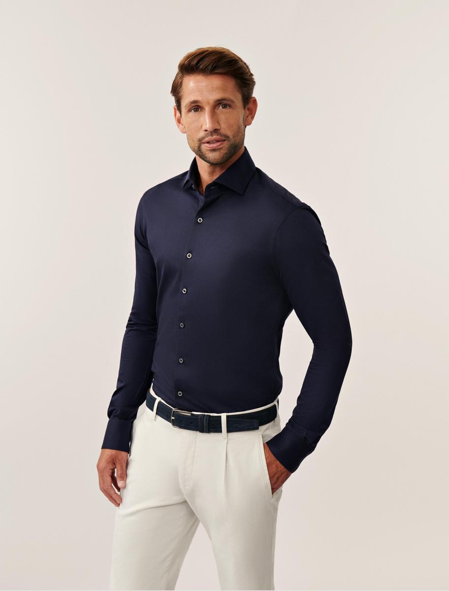 Cavallaro Overhemd 110255005 Blauw 1