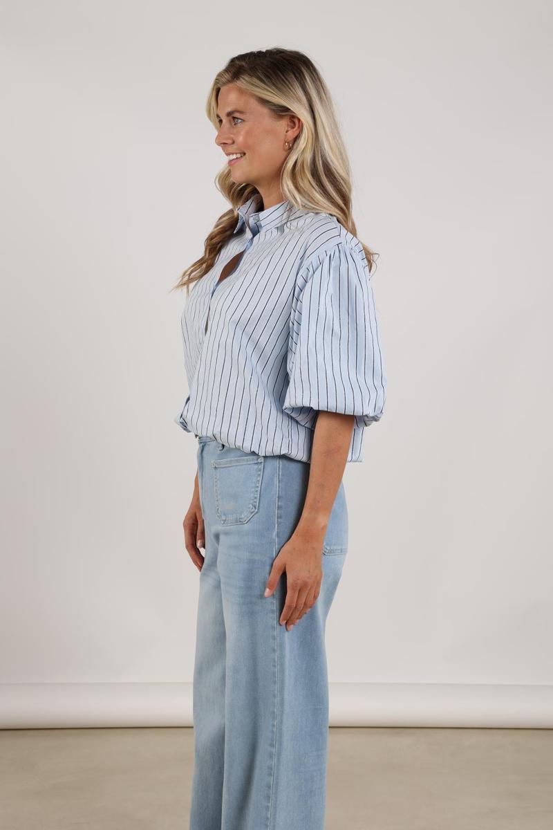 NUKUS Blouse NKS02164 Blauw 3