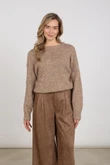NUKUS Trui NKF03046 Taupe 2