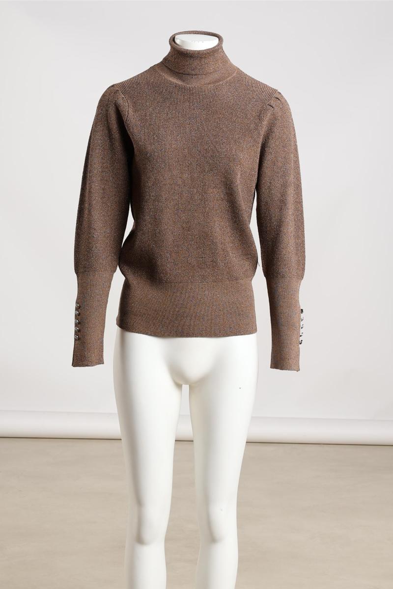NUKUS Trui NKF03048 Taupe 1