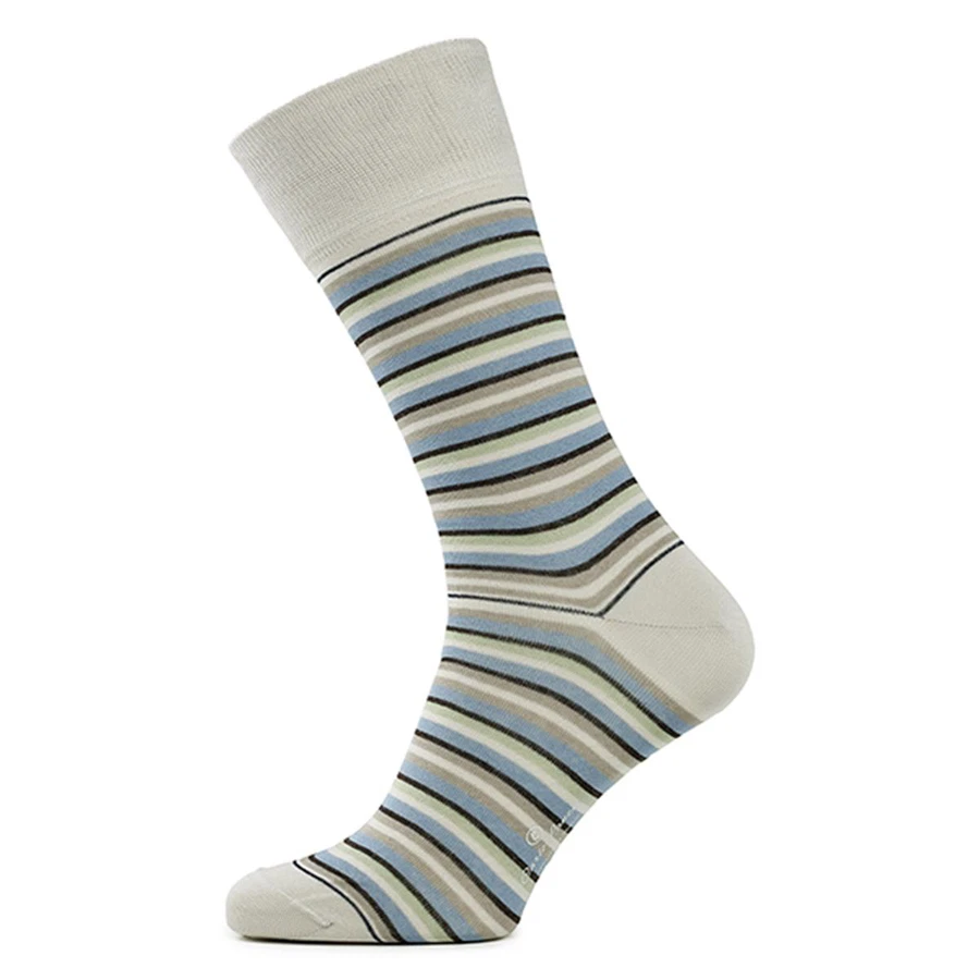 Carlo Lanza Sokken 103 Strisce d'Art Beige 3