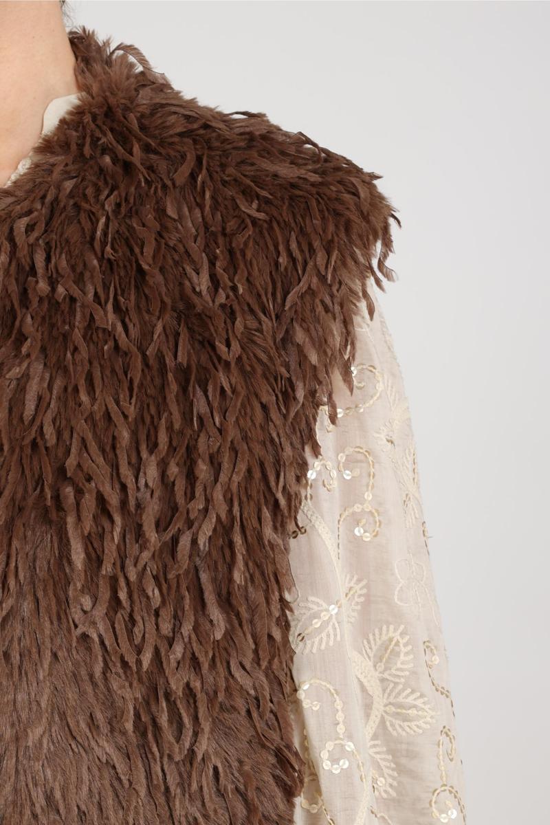NUKUS Gilet NKF08026 Taupe 4