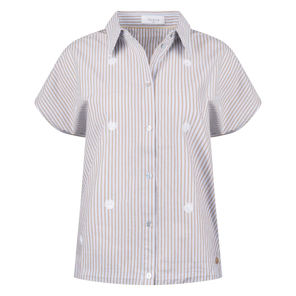 NUKUS Blouse Danique Beige 2