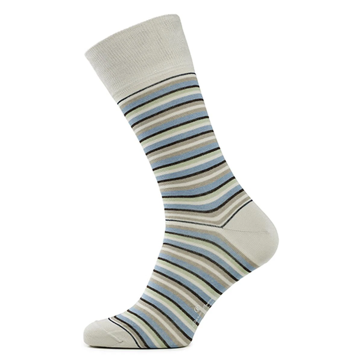 Carlo Lanza Sokken 103 Strisce d'Art Beige 4