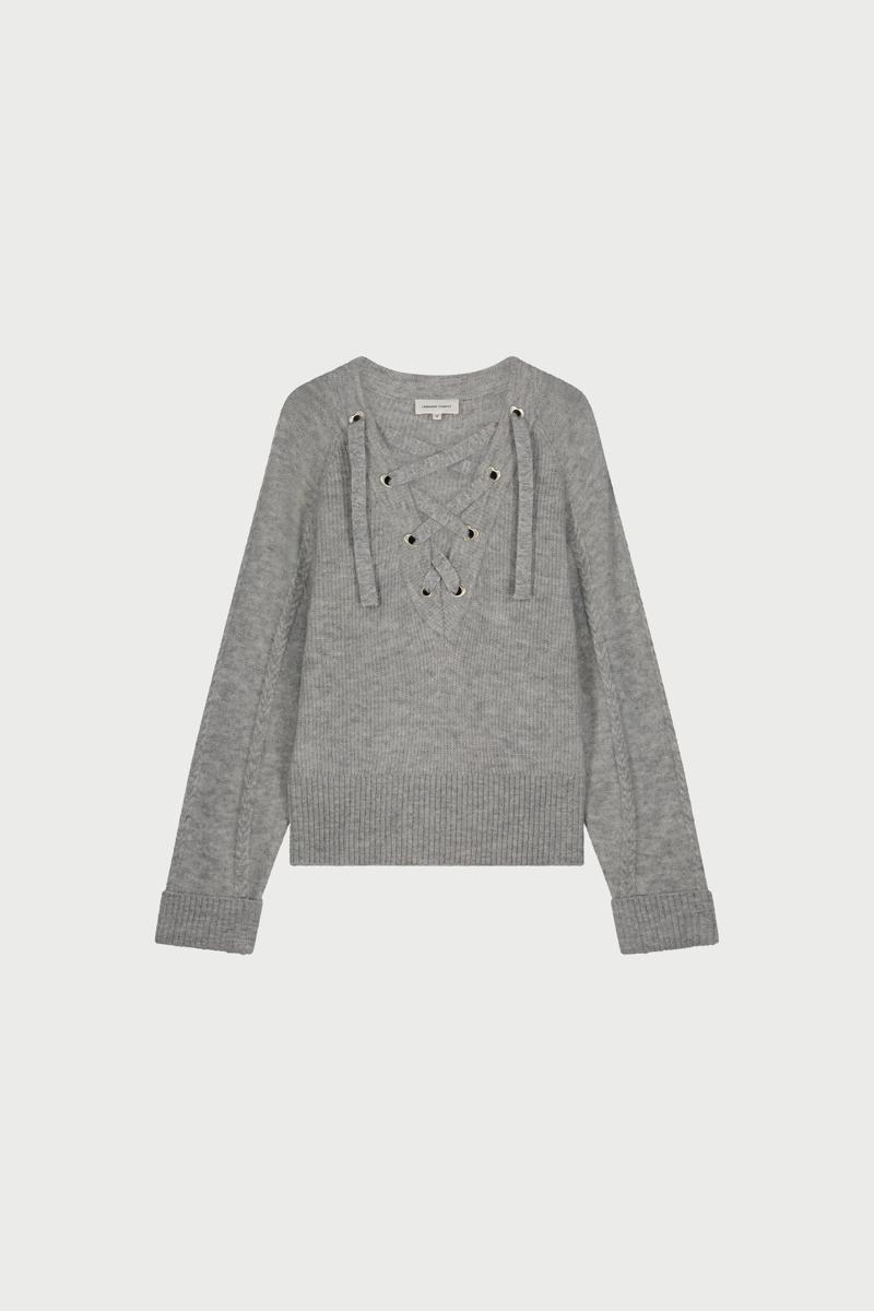 Fabienne Chapot Trui Liseth Pullover Grijs 2