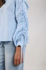 NUKUS Blouse Rosa Blauw 5