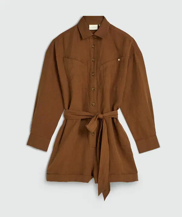 Josh V Playsuit Pienna Bruin 1