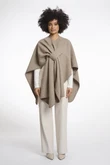 Rino & Pelle Poncho Marwa Taupe 1