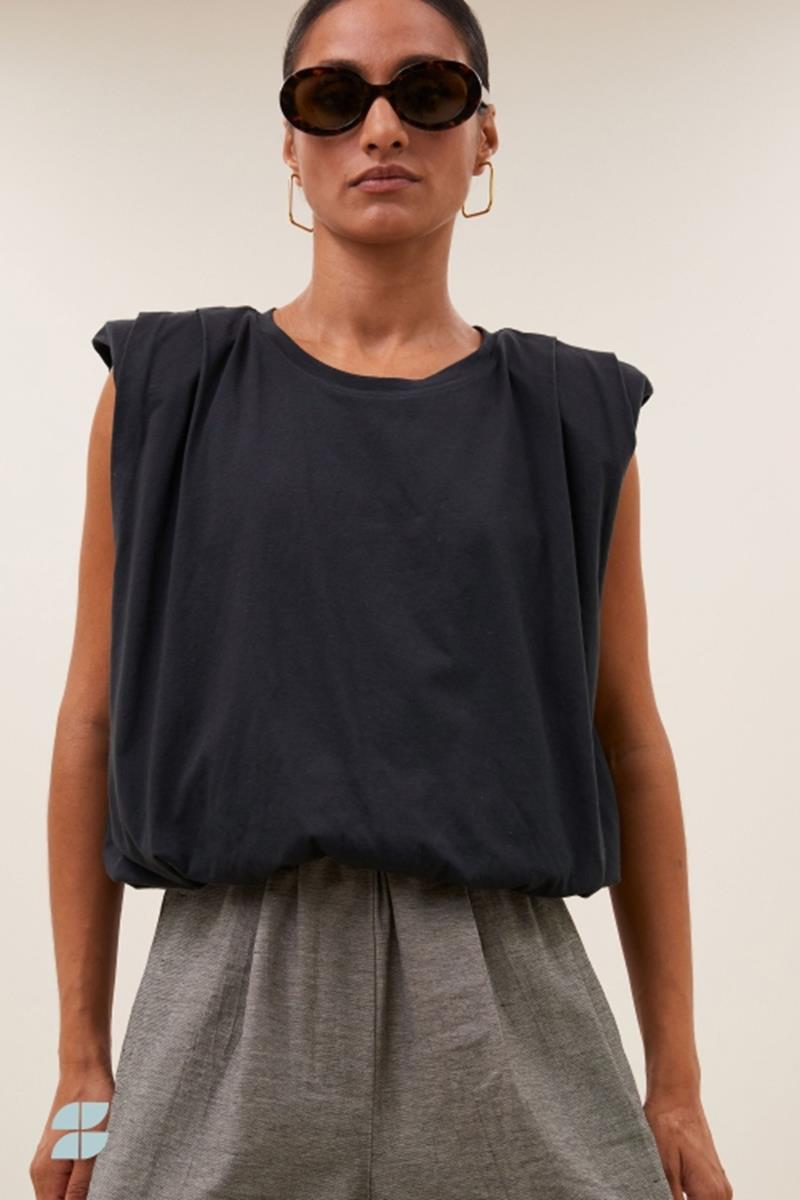 By-Bar T-Shirt Nilou Zwart 1