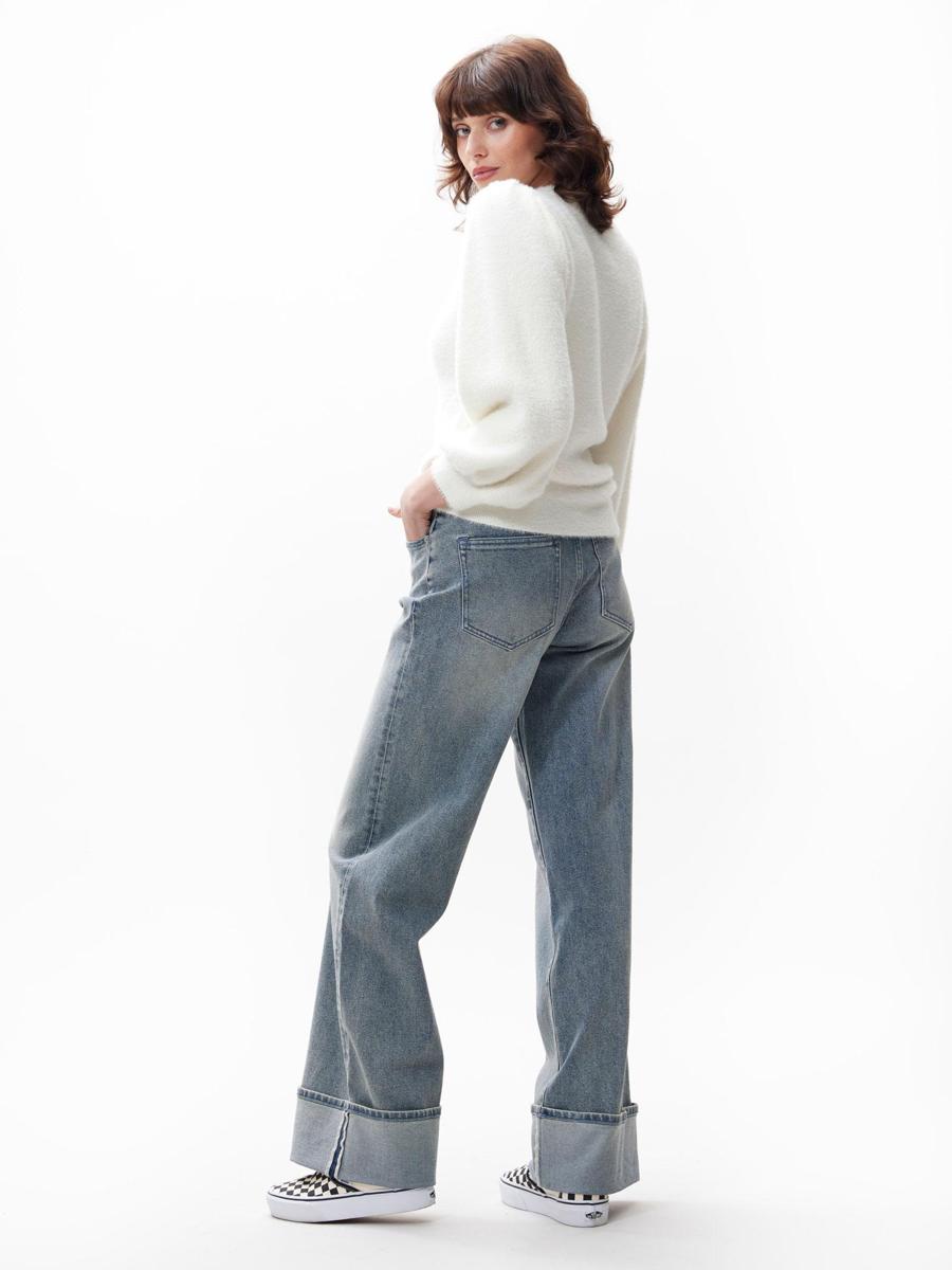 Catwalk Junkie Trui Fuzzy Puff Off-White 3