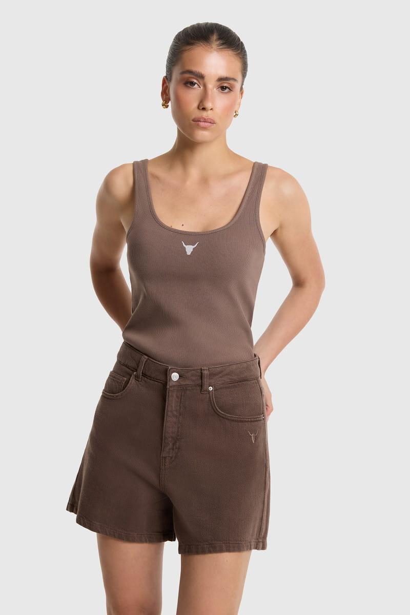 Alix The Label Short 2606118723 Bruin 1