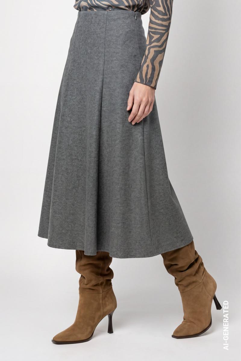 Monari Rok 810063 Grijs 4