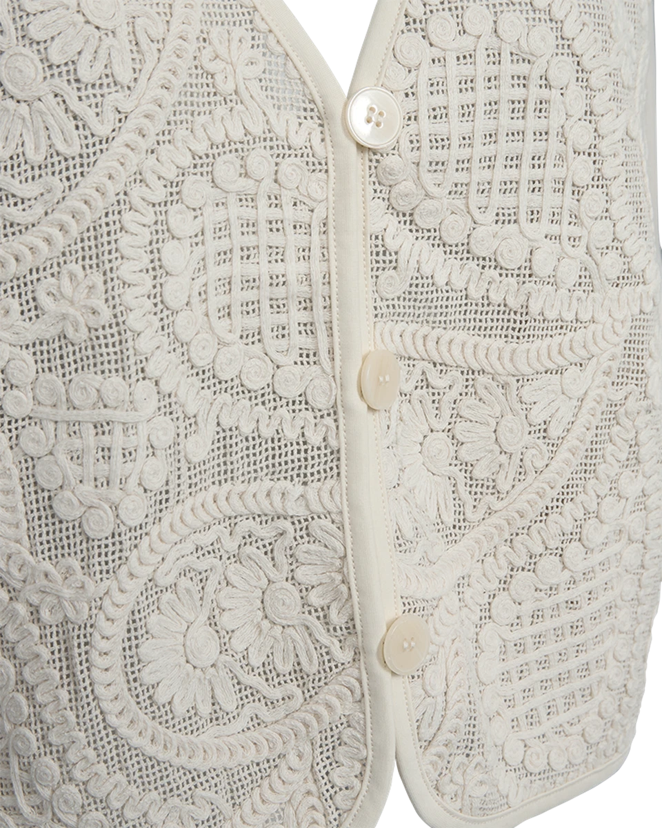 Freequent Gilet Crossy Beige 4