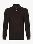 Cavallaro Trui Merino Half Zip Bruin 2