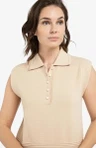 YAYA Top 01-000572-603 Beige 5